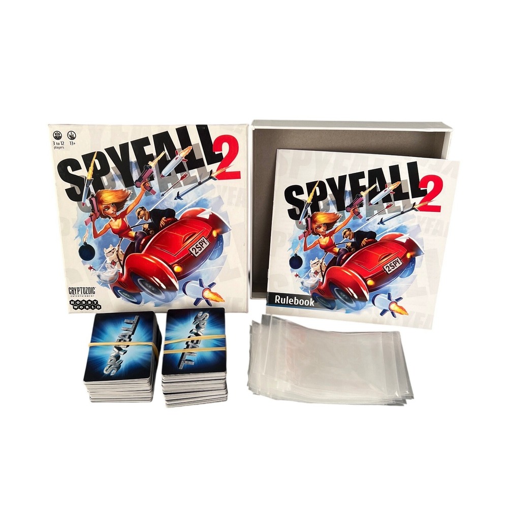 Spyfall 2 Card Game Cryptozoic Entertainment Party Game 12 Player Complete